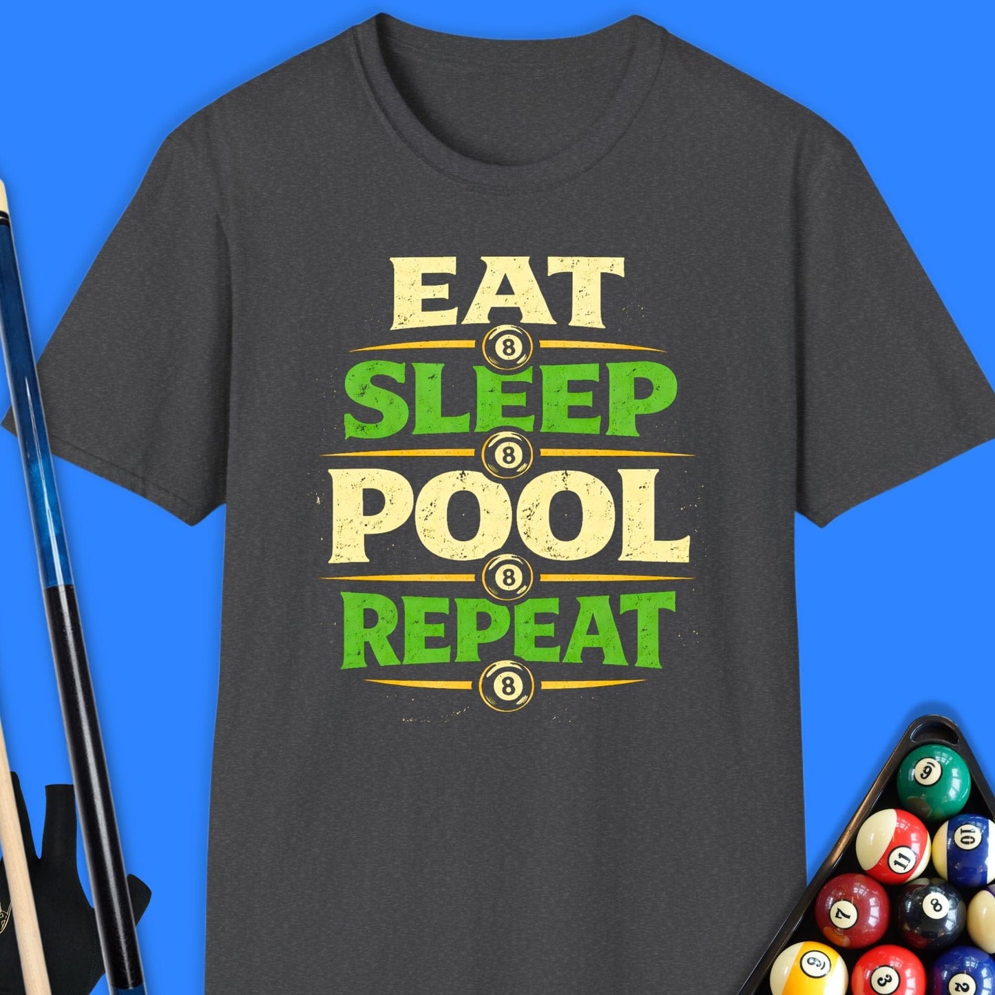 Eat Sleep Pool Repeat T-Shirt