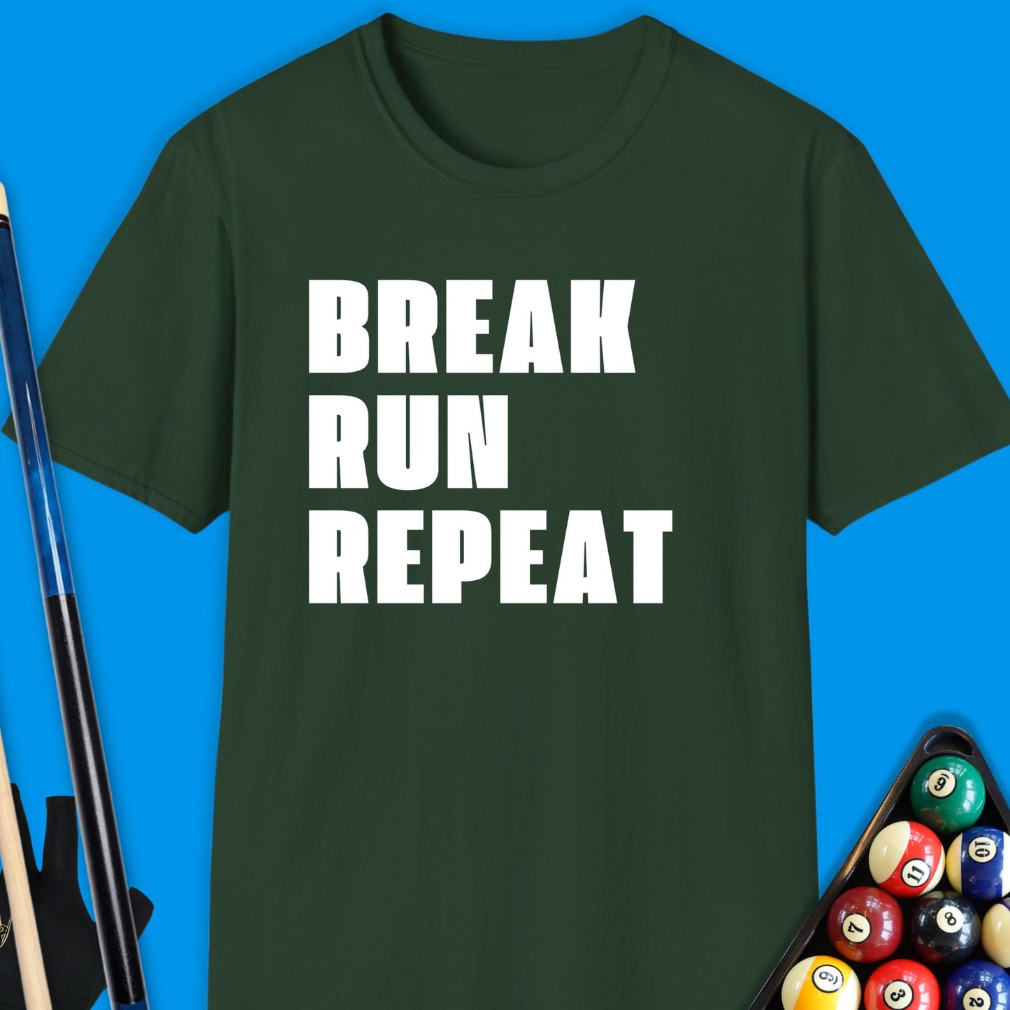 Break Run Repeat Pool T-Shirt