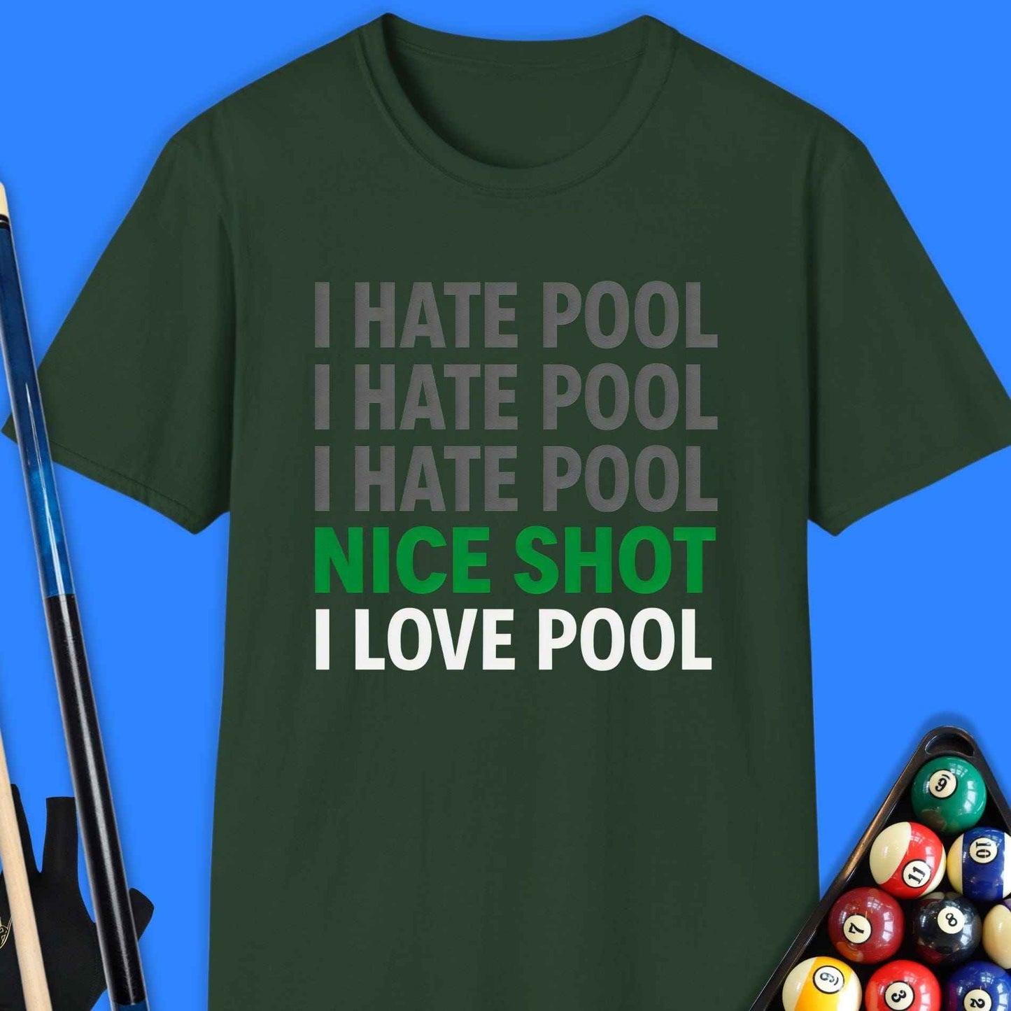 I Hate Love Pool T-Shirt