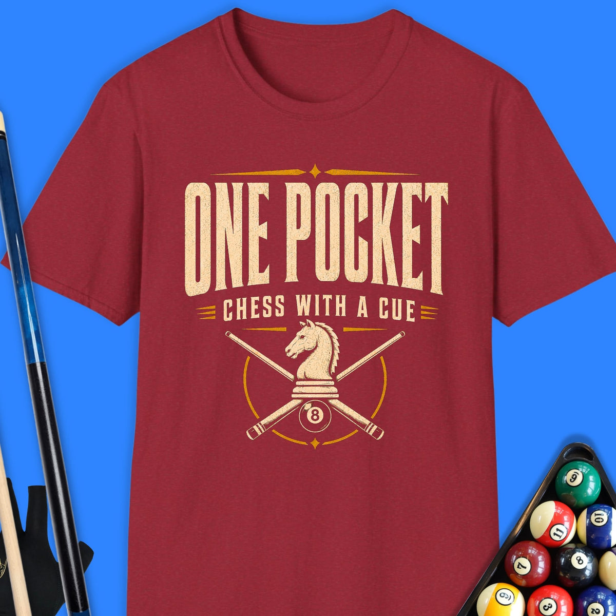 One Pocket Chess Pool T-Shirt