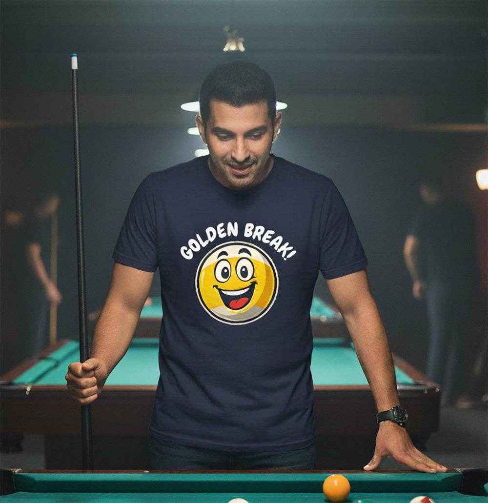 Golden Break Pool T-Shirt - Rack & Roll