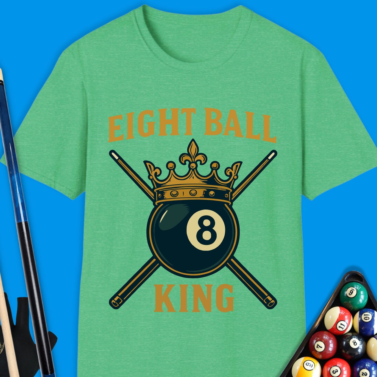 Eight Ball King Pool T-Shirt