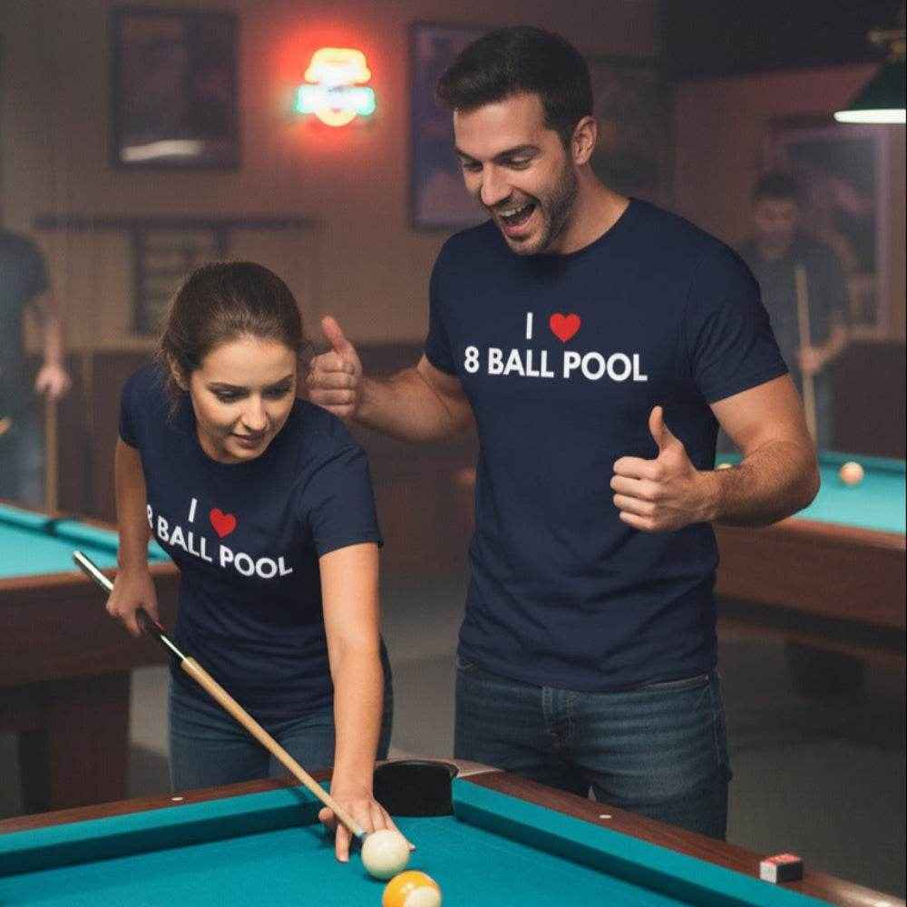 I Love 8 Ball Pool T-Shirt - Rack & Roll