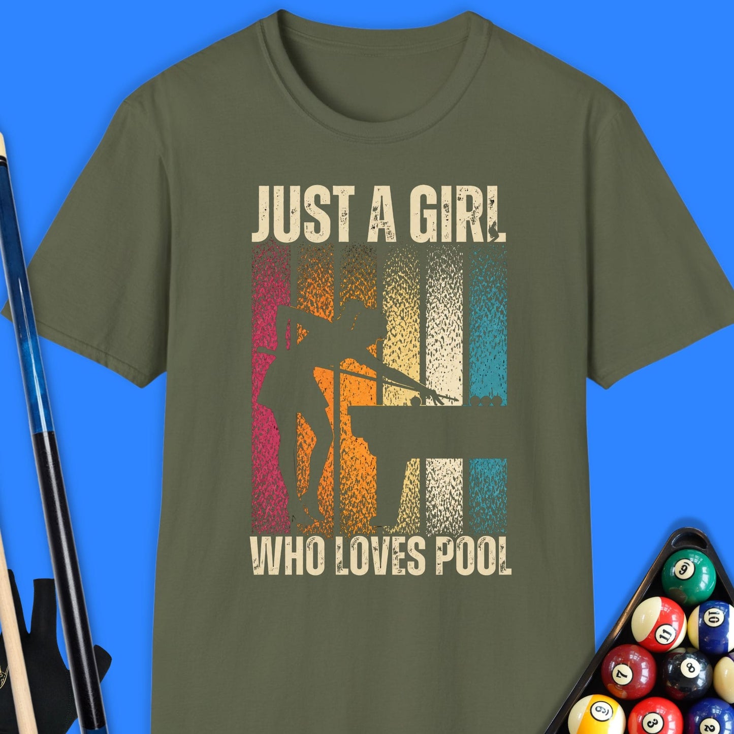 Just A Girl Who Love Pool T-Shirt
