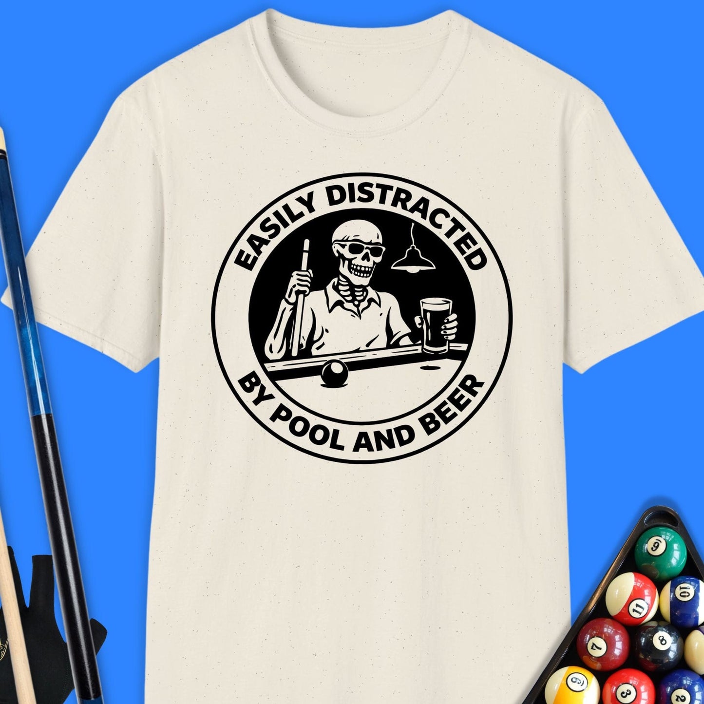 Easily Distracted Pool T-Shirt