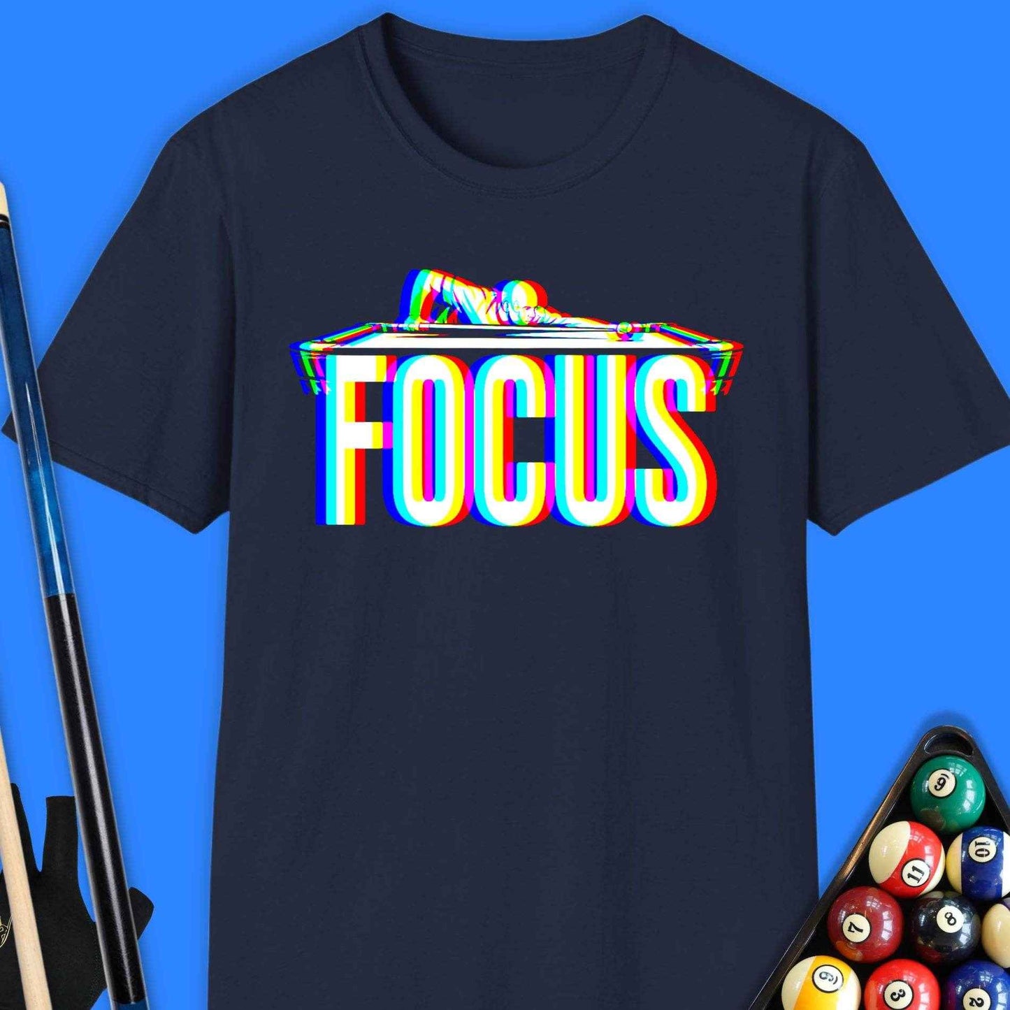 Focus Pool T-Shirt - Rack & Roll