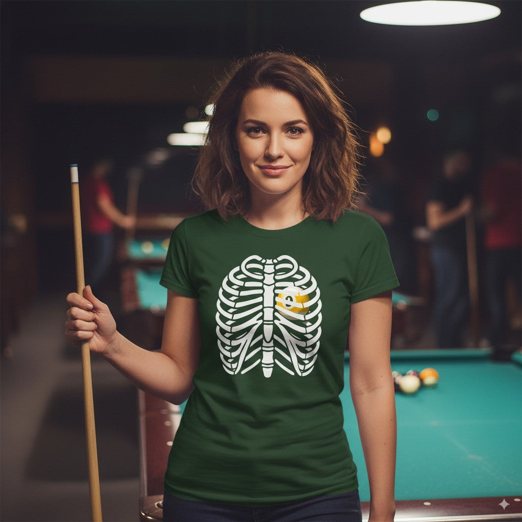 Pool Heart In Ribcage T-Shirt