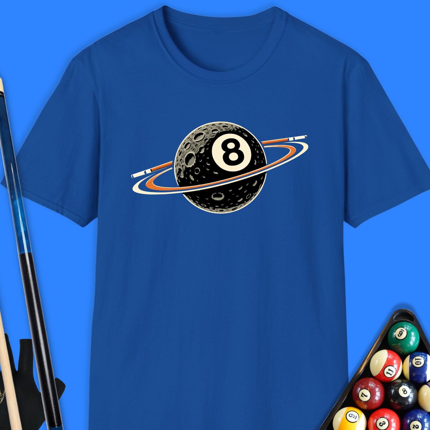 8 Ball Orbit Pool T-Shirt