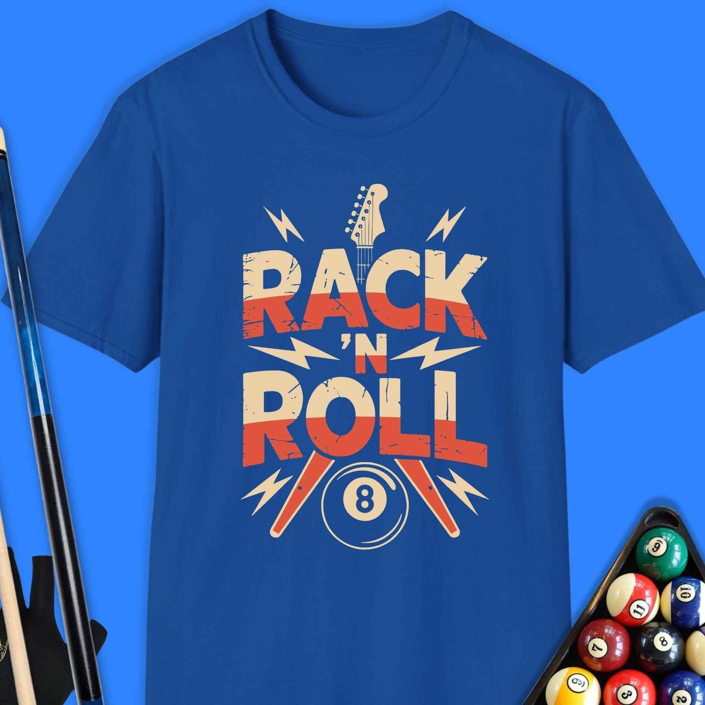 Rack And Roll Pool T-Shirt - Rack & Roll