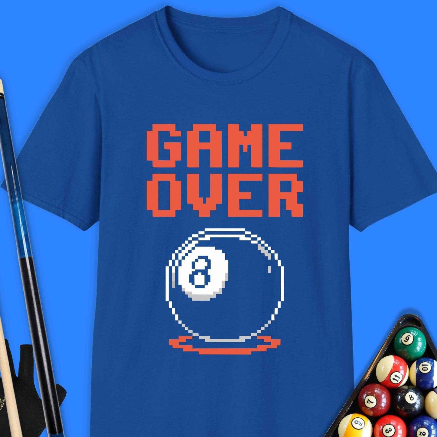 Game Over Pool T-Shirt - Rack & Roll