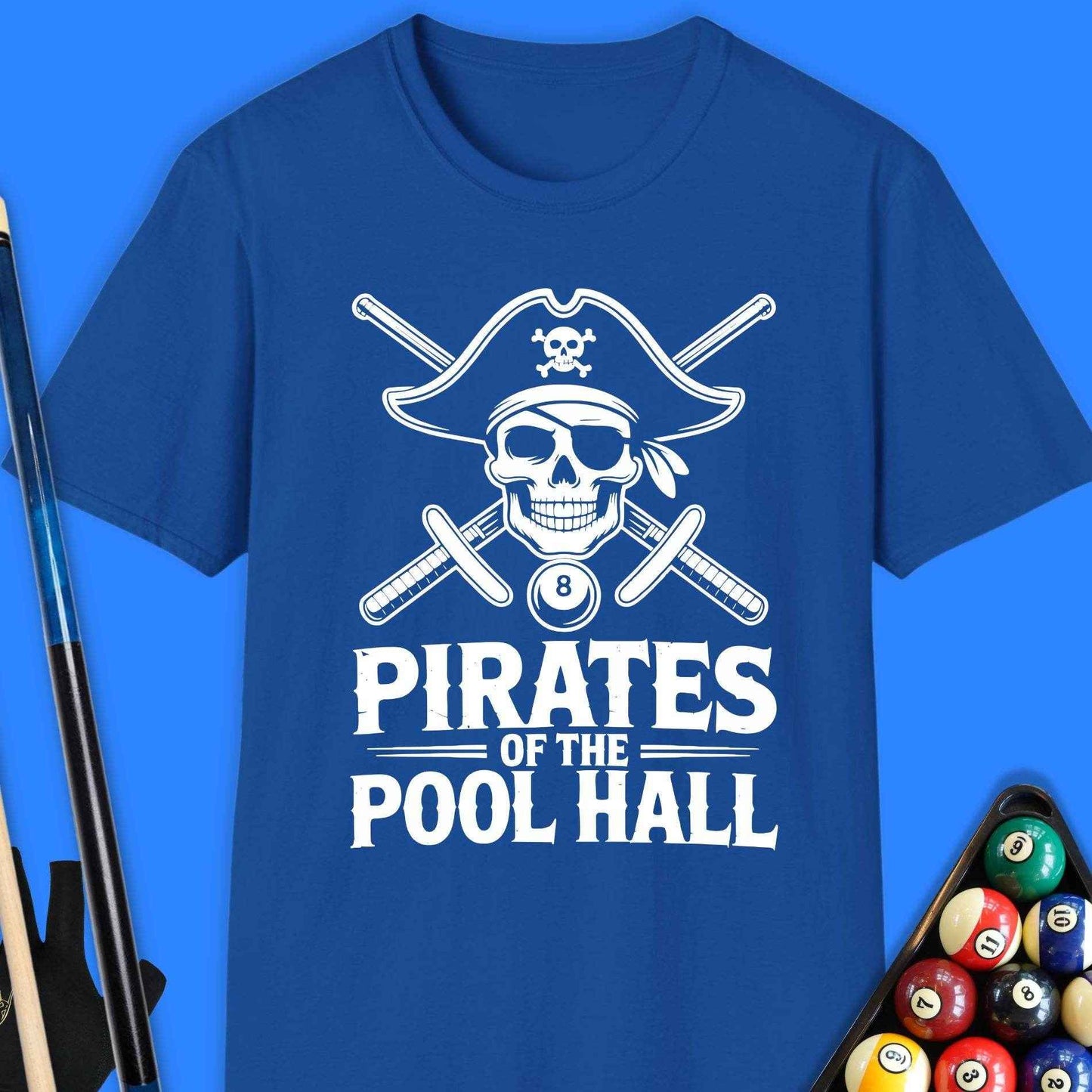 Pirates Of The Pool Hall T-Shirt - Rack & Roll