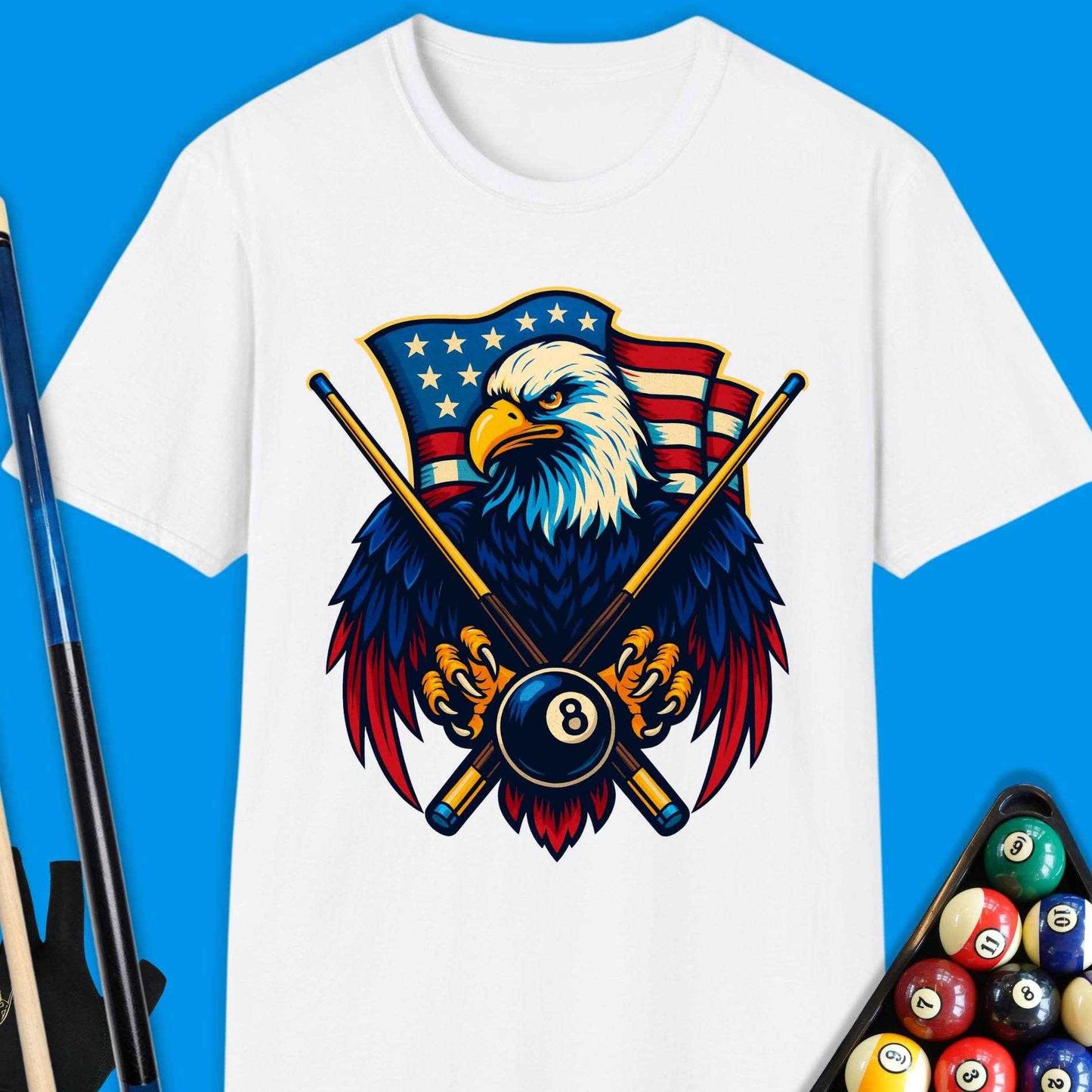 American Eagle Pool T-Shirt - Rack & Roll