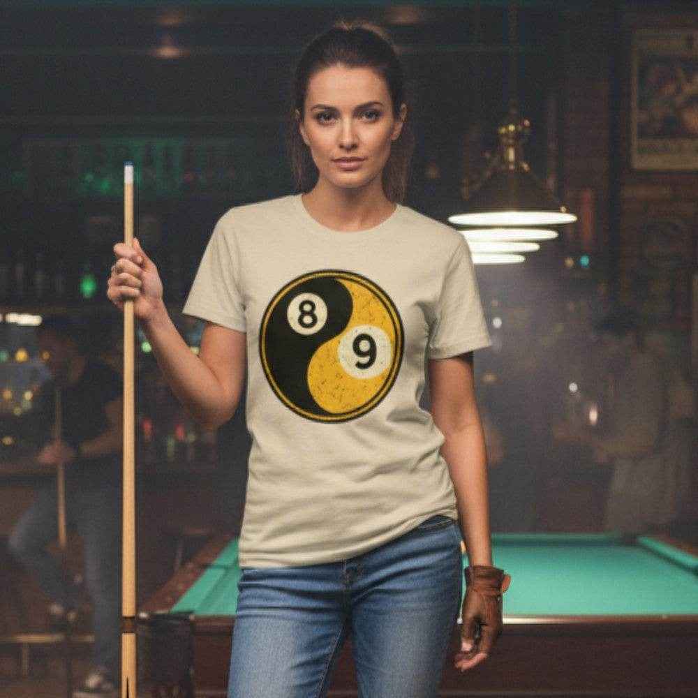 Ying Yang Pool T-Shirt - Rack & Roll