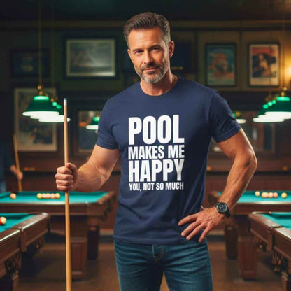 Pool Makes Me Happy T-Shirt - Rack & Roll 