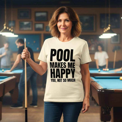 Pool Makes Me Happy T-Shirt - Rack & Roll 