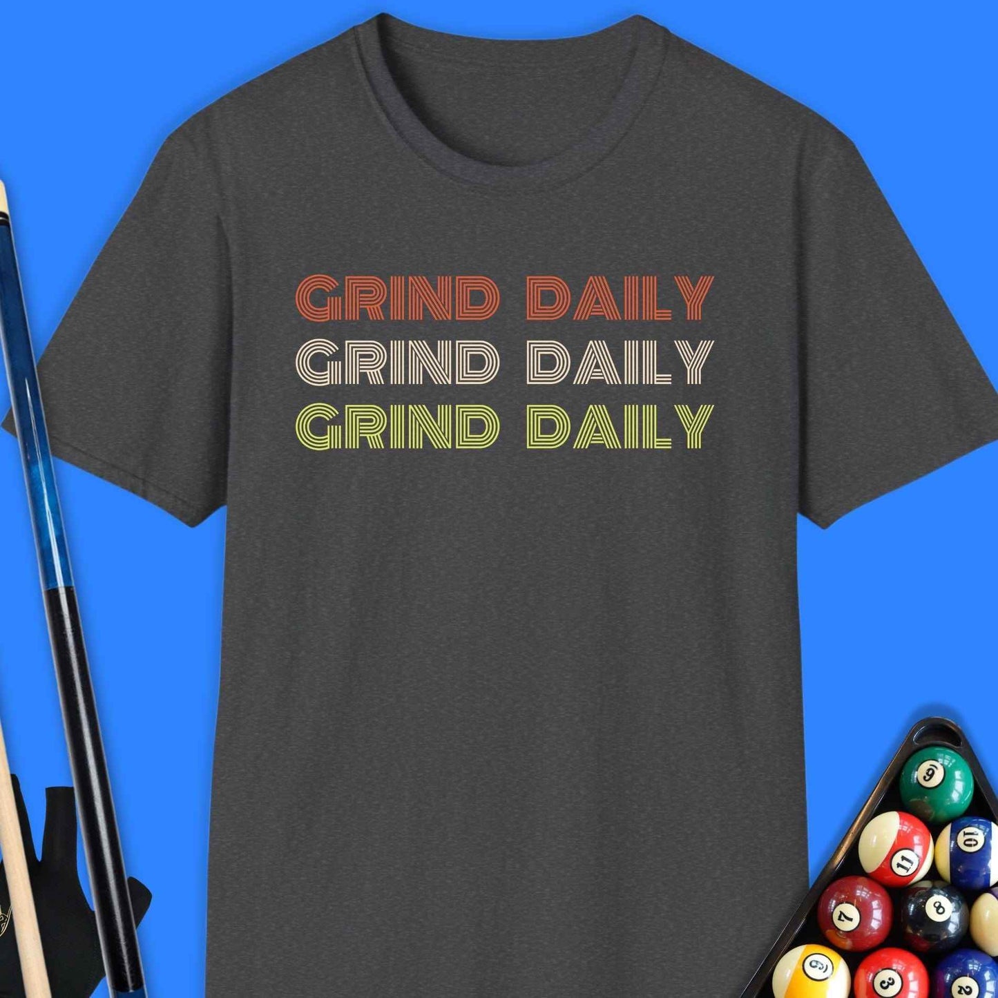 Grind Daily Pool T-Shirt - Rack & Roll 