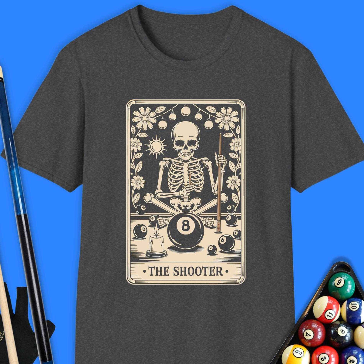 The Shooter Tarot Pool T-Shirt - Rack & Roll 