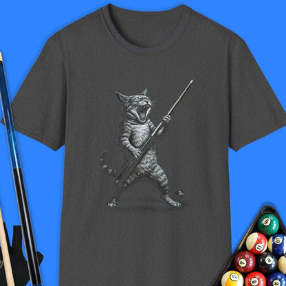 Cue Cat Pool T-Shirt