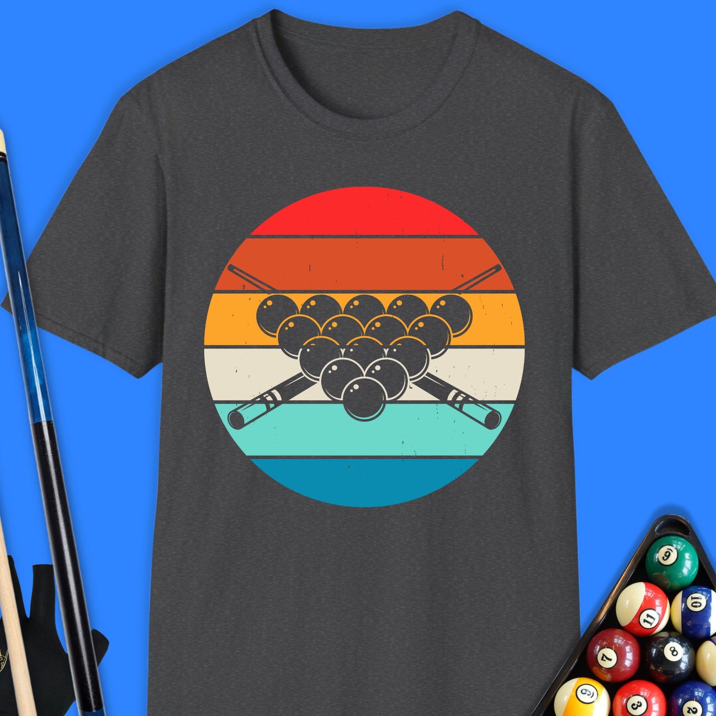 Retro Pool Balls T-Shirt