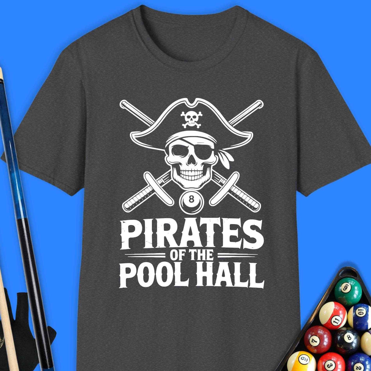 Pirates Of The Pool Hall T-Shirt - Rack & Roll 
