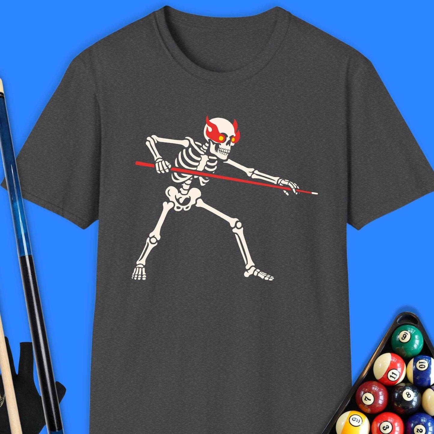 Skeleton Pool T-Shirt - Rack & Roll 
