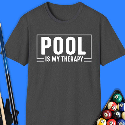 Pool Is My Therapy T-Shirt - Rack & Roll 