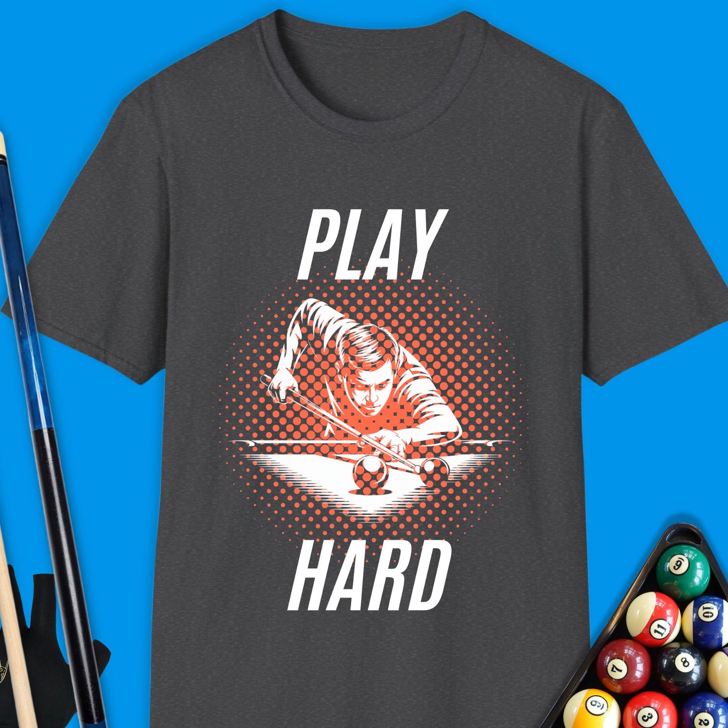 Play Hard Pool T-Shirt