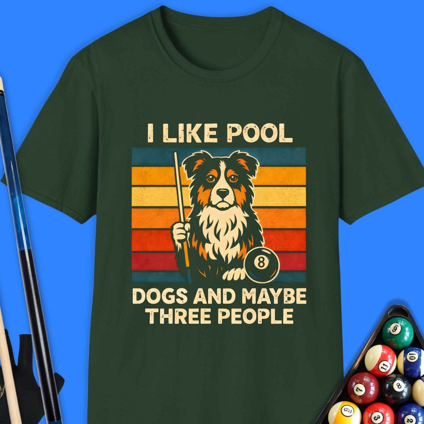 I Like Pool Dogs T-Shirt
