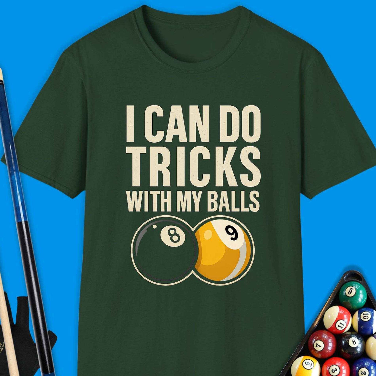 I Can Do Tricks Ball Pool T-Shirt - Rack & Roll 
