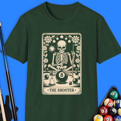 The Shooter Tarot Pool T-Shirt - Rack & Roll 