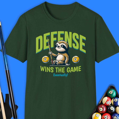 Defense Wins The Game Pool T-Shirt - Rack & Roll 