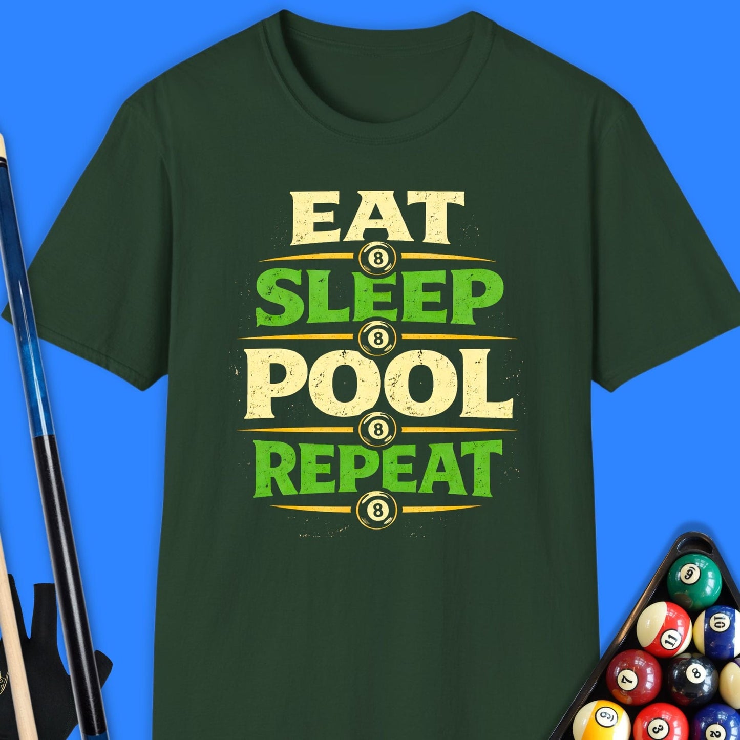 Eat Sleep Pool Repeat T-Shirt