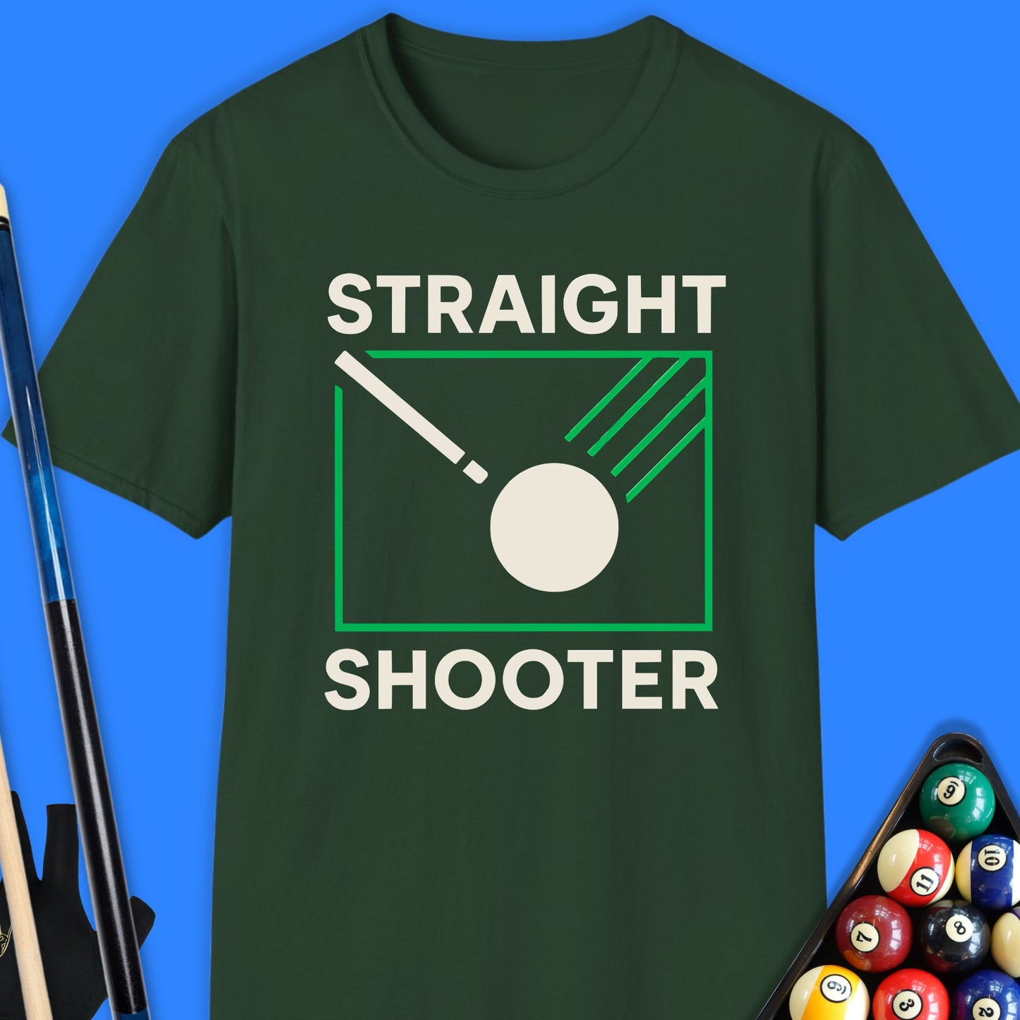 Straight Shooter Pool T-Shirt