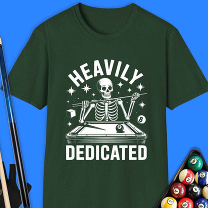 Heavily Dedicated Pool T-Shirt - Rack & Roll 
