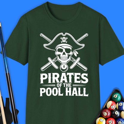 Pirates Of The Pool Hall T-Shirt - Rack & Roll 