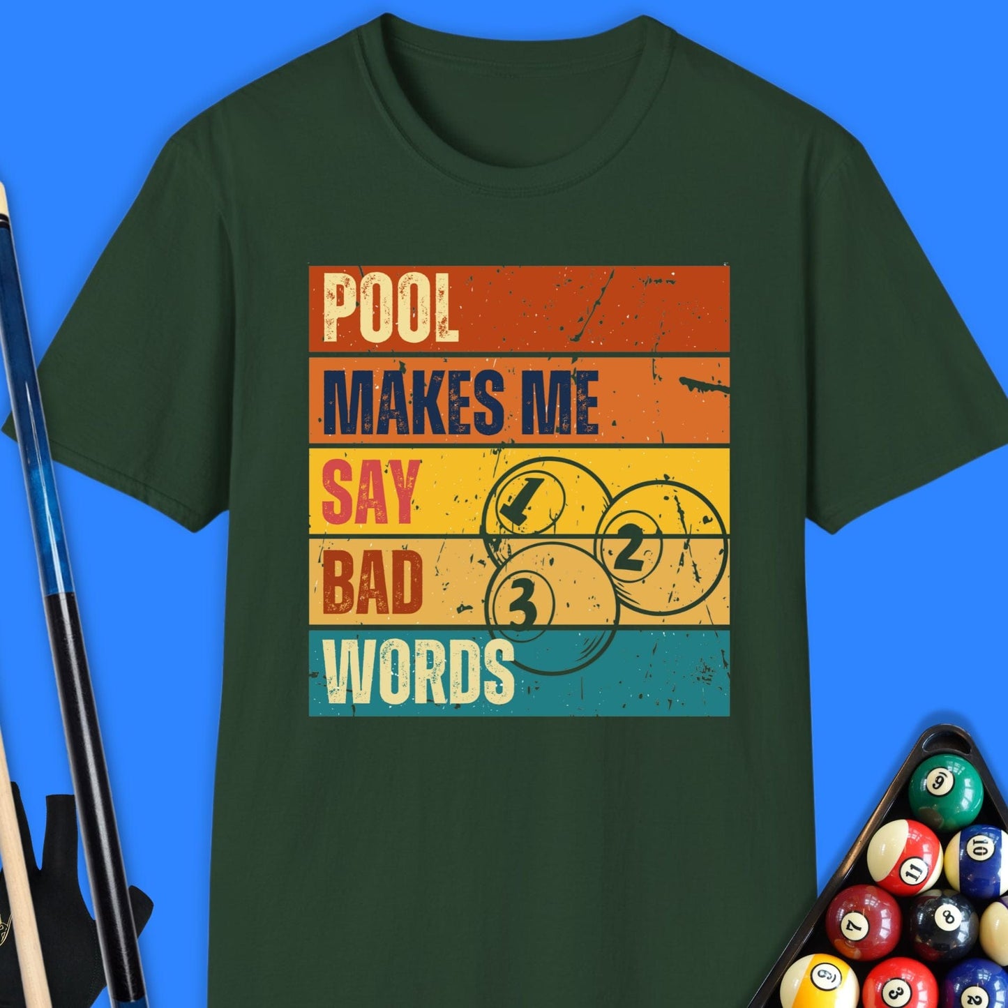 Pool Says Bad Words T-Shirt