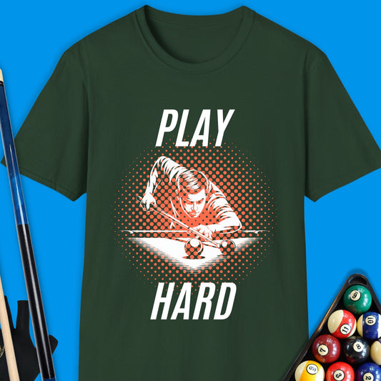 Play Hard Pool T-Shirt
