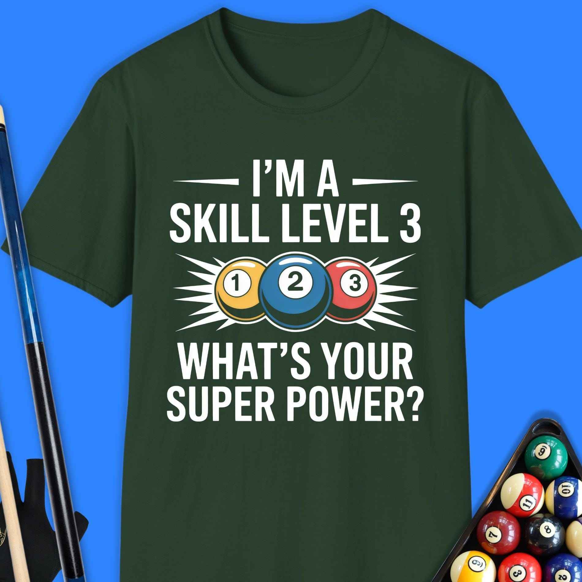 Skill Level 3 Pool T-Shirt