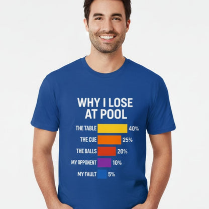 Why I Lose At Pool T-Shirt