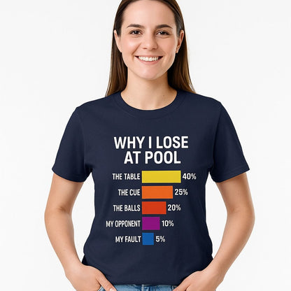 Why I Lose At Pool T-Shirt