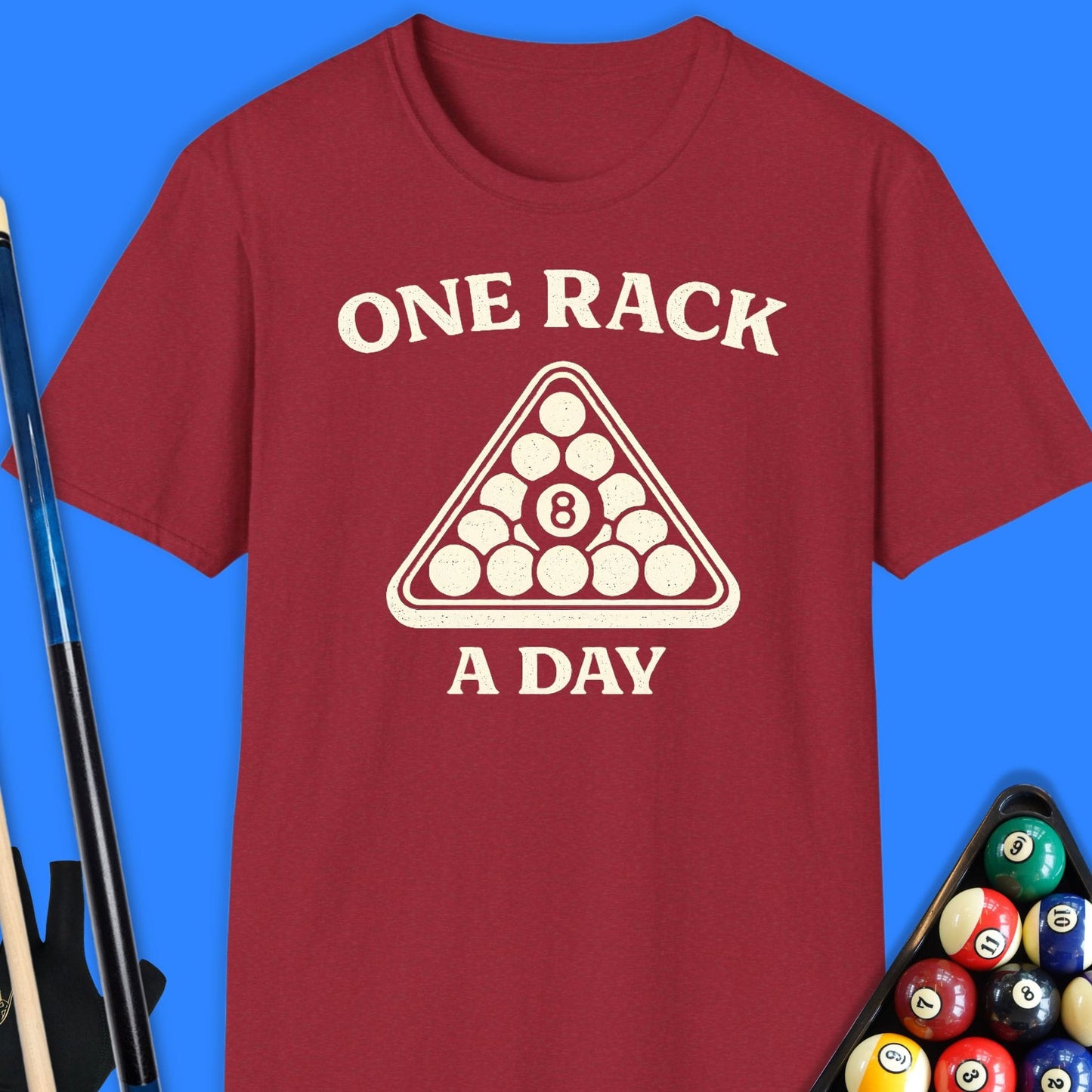 One Rack A Day Pool T-Shirt