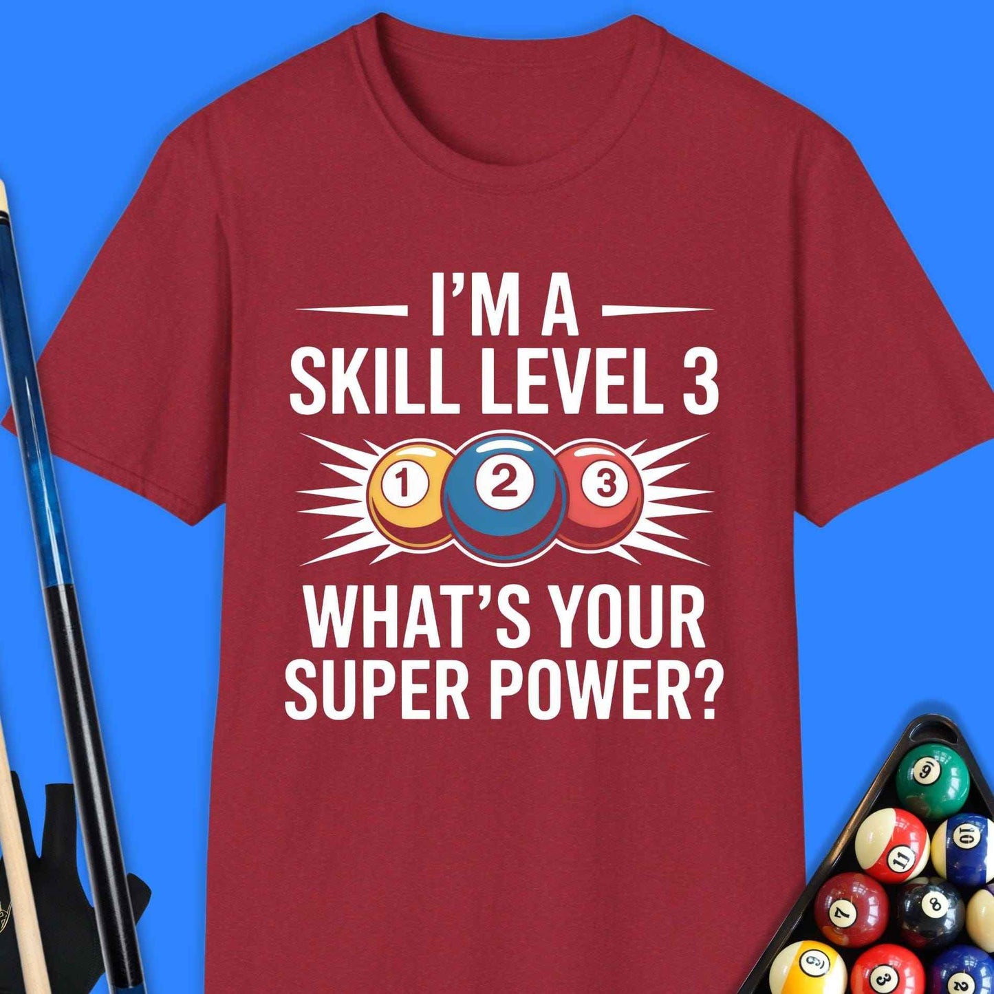 Skill Level 3 Pool T-Shirt