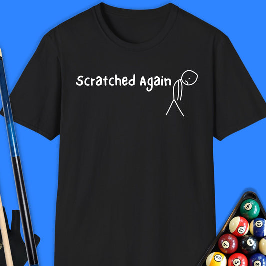 Scratched Again Pool T-Shirt