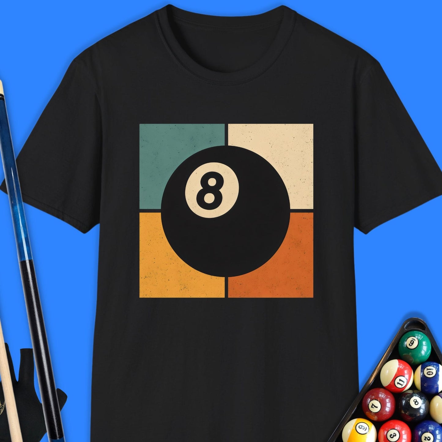 Retro 8-Ball Pool T-Shirt