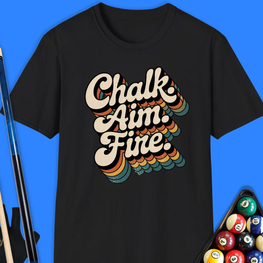 Chalk Aim Fire Pool T-Shirt
