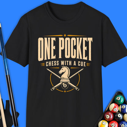 One Pocket Chess Pool T-Shirt