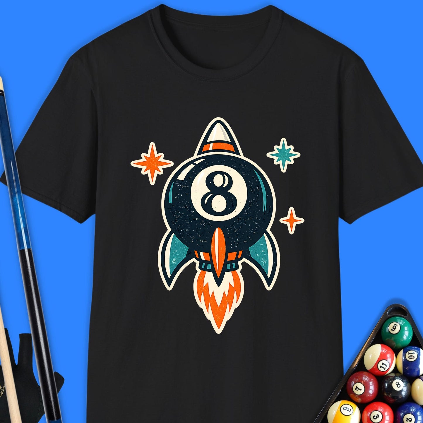 8-Ball Rocket Pool T-Shirt