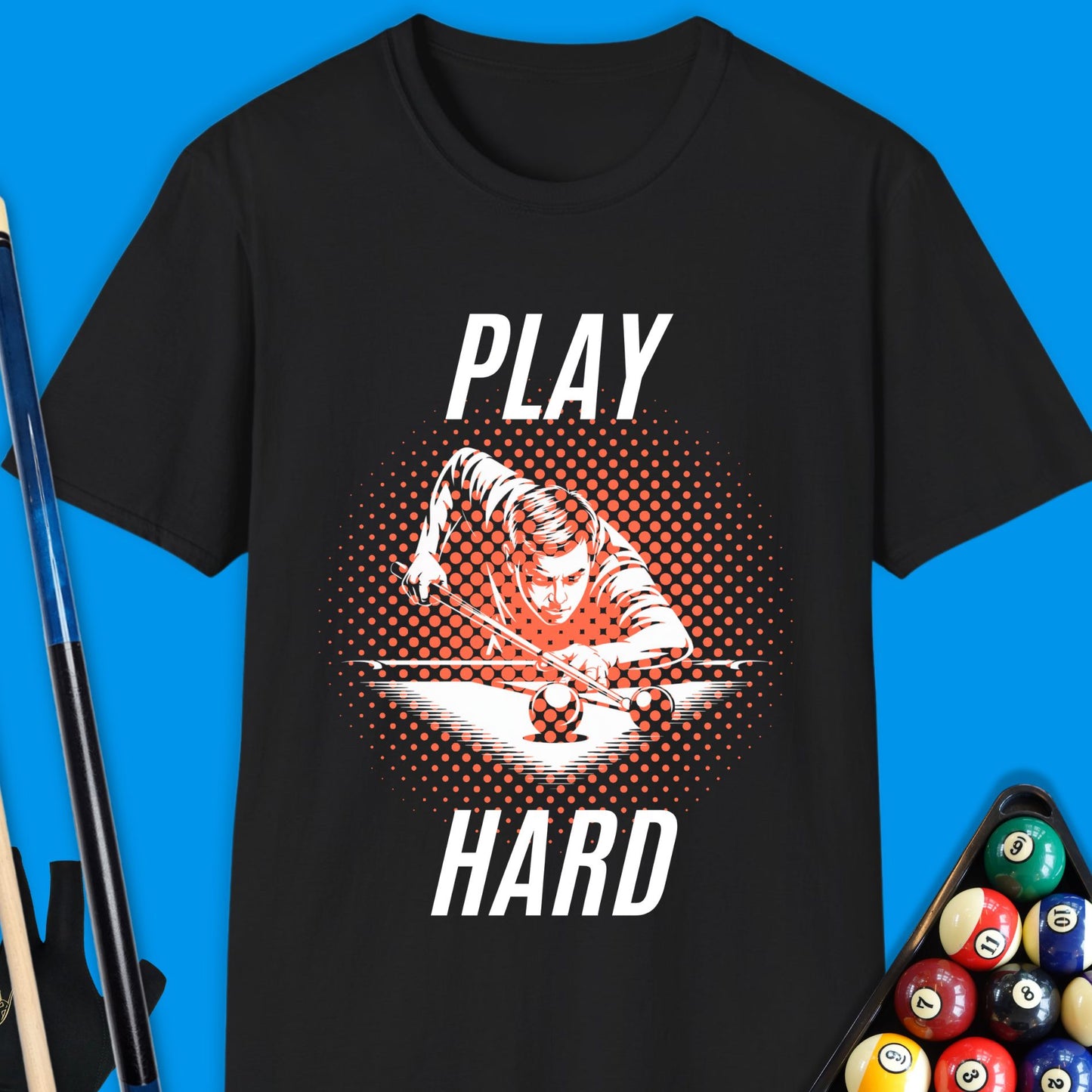 Play Hard Pool T-Shirt