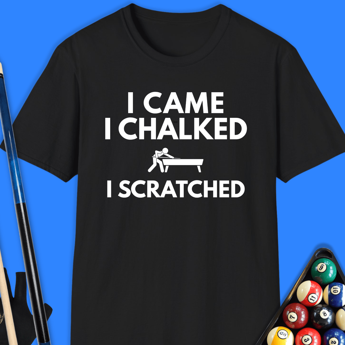 I Came I Chalked Pool T-Shirt
