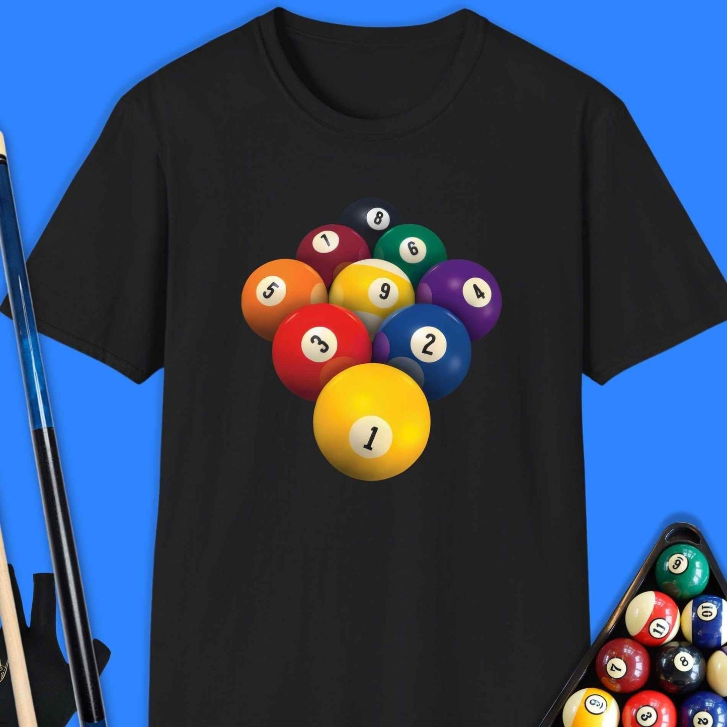 Classic Rack Pool T-Shirt - Rack & Roll 